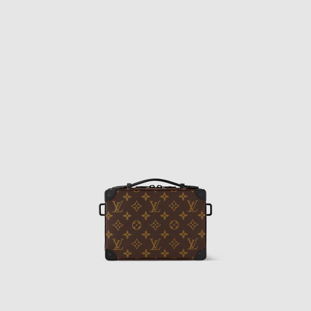 Túi Louis Vuitton Handle Soft Trunk Monogram Macassar Nam Nâu